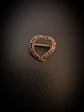 GEORGIAN GARNET WITCHES HEART BROOCH