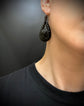 VICTORIAN WHITBY JET CAMEO EARRINGS