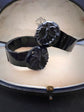 PAIR OF VICTORIAN WHITBY JET BANGLES