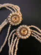 GEORGIAN TOPAZ & PEARL BRACELETS / NECKLACE