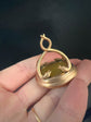 GEORGIAN FOUR SNAKE FOB PENDANT