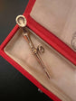 VICTORIAN HORSE LEG WATCH KEY PENDANT