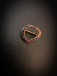 GEORGIAN GARNET WITCHES HEART BROOCH