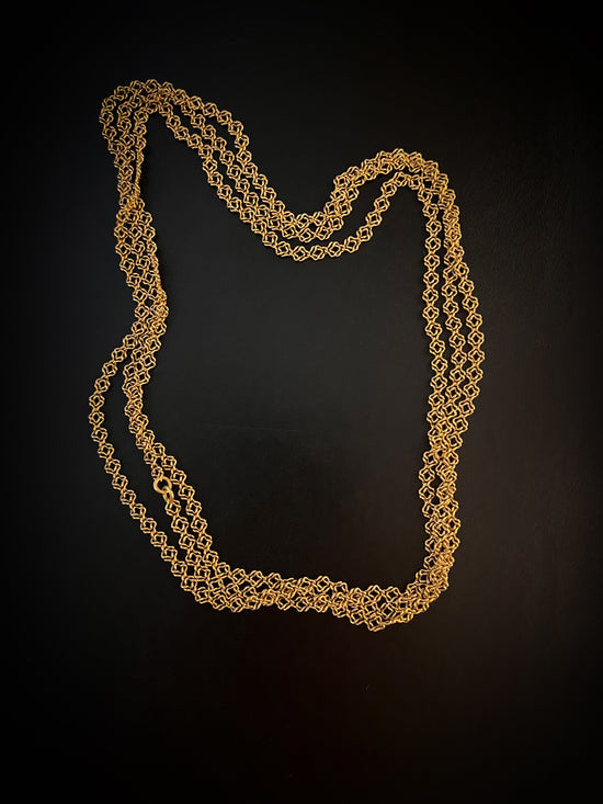 FRENCH 18CT GOLD ANTIQUE CHAIN