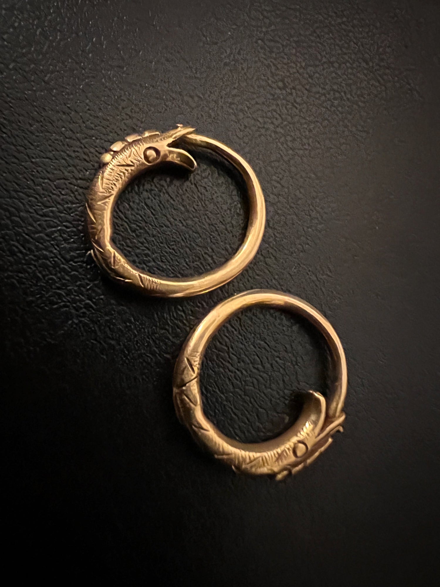 Ouroboros 2025 hoop earrings