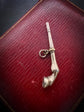 VICTORIAN HORSE LEG WATCH KEY PENDANT
