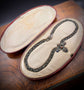EDWARDIAN MARCASITE & PASTE HEART NECKLACE