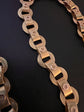 VICTORIAN 15CT GOLD STAR CUT OUT COLLAR NECKLACE
