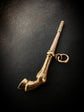 VICTORIAN HORSE LEG WATCH KEY PENDANT