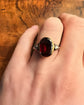 VICTORIAN GARNET & DIAMOND RING