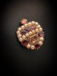 GEORGIAN FLAMING HEART LACE PIN