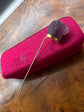 VICTORIAN CARVED AMETHYST LION STICKPIN