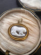 GEORGIAN CAMEO LION PENDANT