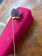 VICTORIAN CARVED AMETHYST LION STICKPIN