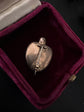 GEORGIAN FLAMING HEART LACE PIN
