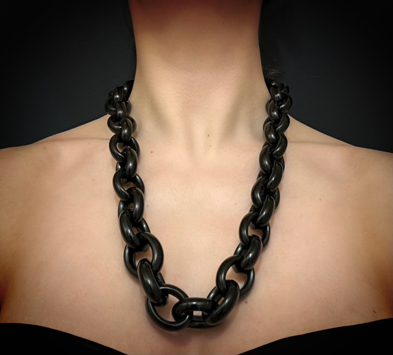 Jet Chain Famous CHUNKY VICTORIAN WHITBY JET CHAIN – The Old Cut