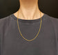 VICTORIAN 15CT GOLD FOXTAIL CHAIN