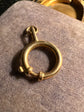 ANTIQUE 18CT GOLD BOLT RING CLASP