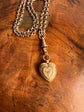 GEORGIAN REGENCY 18CT GOLD HEART PENDANT