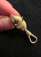 VICTORIAN GILT METAL SNAKE BAIL