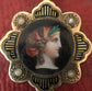 ENAMEL PORTRAIT PENDANT