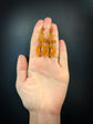 VICTORIAN BLONDE TORTOISE SHELL EARRINGS
