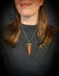19TH CENTURY CORAL ETRUSCAN REVIVAL AMPHORA PENDANT