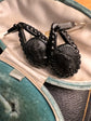VICTORIAN WHITBY JET CAMEO EARRINGS