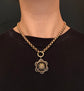 VICTORIAN ROCK CRYSTAL & DIAMOND PENDANT