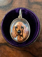 ESSEX CRYSTAL SPANIEL DOG PENDANT