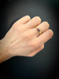 EDWARDIAN RUBY, DIAMOND & SAPPHIRE RING