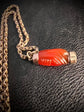 GEORGIAN CARNELIAN CLASPED HAND PENDANT