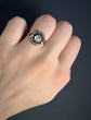 DUTCH ROSE CUT CLUSTER RING