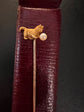 VICTORIAN 18CT GOLD CAT STICKPIN