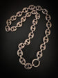 VICTORIAN SILVER PUFFY MARINER LINK CHAIN