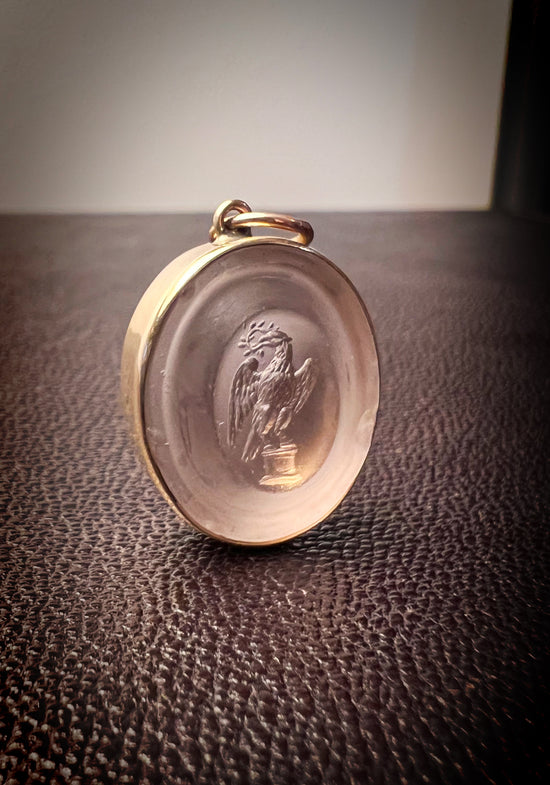 VICTORIAN ‘TASSIE’ PENDANT EAGLE