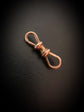 VICTORIAN 9CT GOLD DOUBLE DOGCLIP