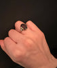 VICTORIAN GARNET & DIAMOND RING