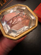 GEORGIAN FOX ROCK CRYSTAL & HIGH CARAT GOLD FOB