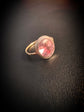 GEORGE lll PINK FOILED PASTE RING