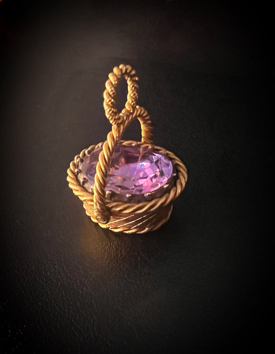 GEORGIAN REGENCY BASKET PENDANT
