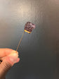 VICTORIAN CARVED AMETHYST LION STICKPIN