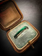 ANTIQUE GREEN ENSMAL BAND RING
