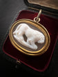 GEORGIAN CAMEO LION PENDANT