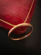 GEORGIAN STRIPED 15CT GOLD SPLIT RING