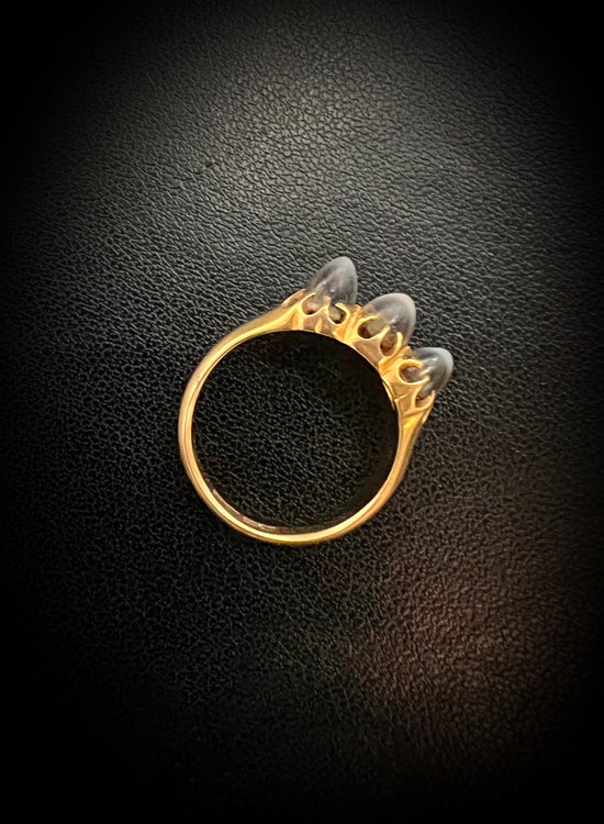 LATE VICTORIAN MOONSTONE RING