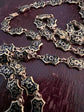 EARLY 19TH CENTURY SWISS BLACK ENAMEL CHAIN