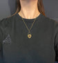 EARLY VICTORIAN 15CT HEART PENDANT