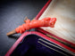 19TH CENTURY CORAL DOG WATCH KEY PENDANT
