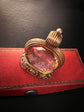 GEORGIAN FOX ROCK CRYSTAL & HIGH CARAT GOLD FOB